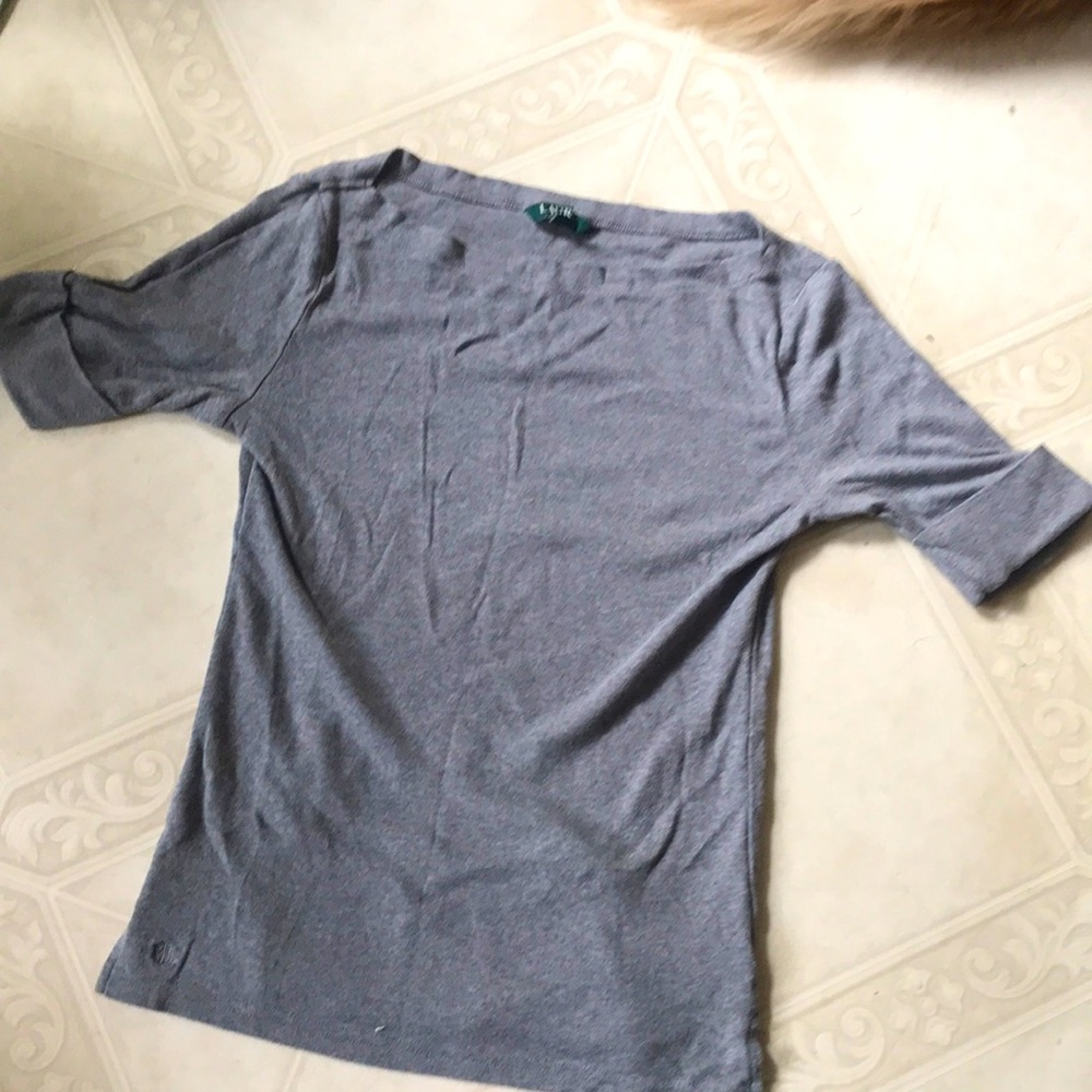 Grey 3/4 Sleeve Top
